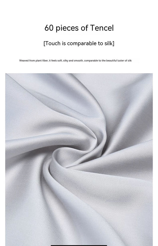 60S Pure Tencel Lyocell Silk-Soft Pillowcase Set (Pair)