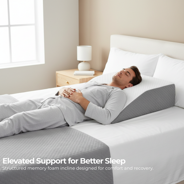 ElevateRest™ Bed Wedge Pillow Adjustable Memory Foam