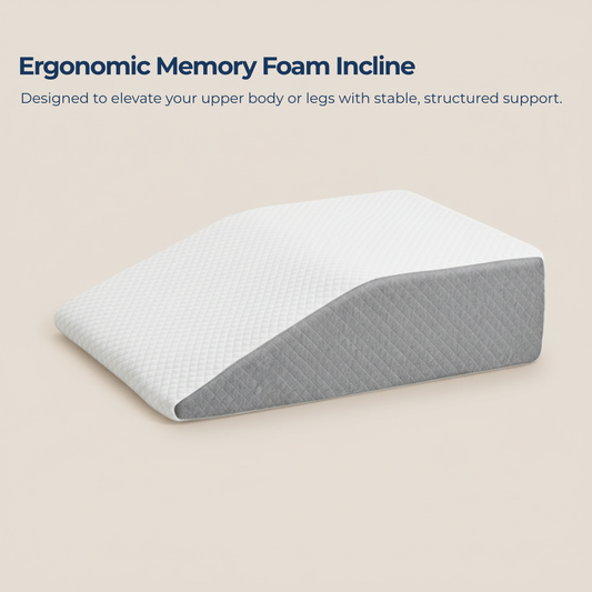 ElevateRest™ Bed Wedge Pillow Adjustable Memory Foam