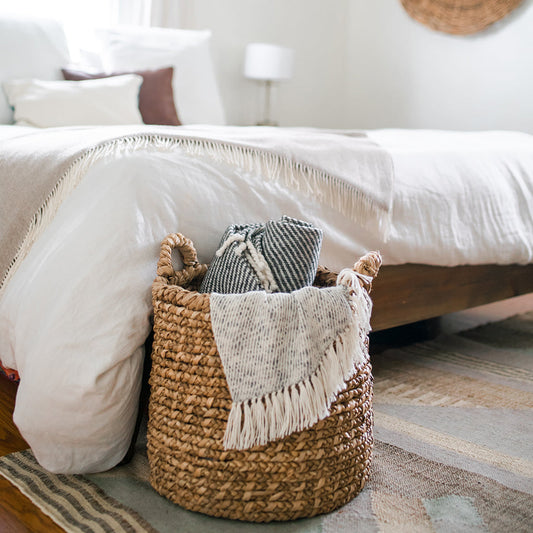 Apex™ Chunky Black Stripe Alpaca Throw