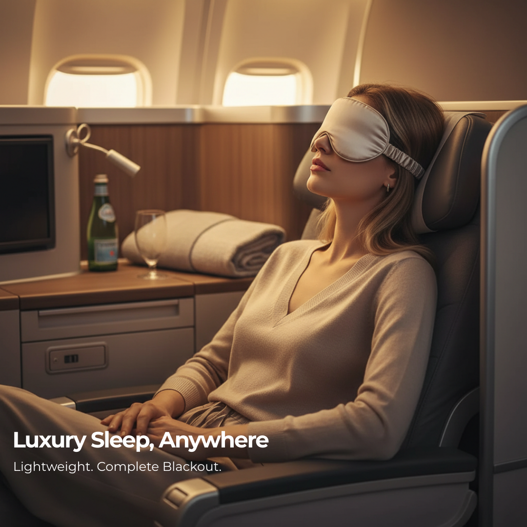 LuxeSilk™ Sleep Mask 22 Momme Mulberry Silk