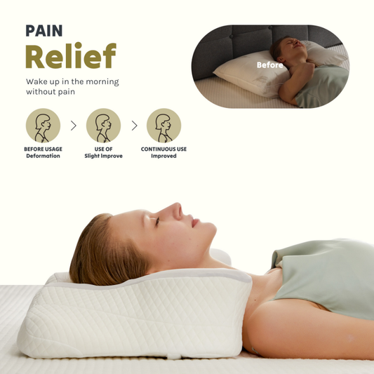 ErgoContour™ Cervical Pillow Dual Height Memory Foam