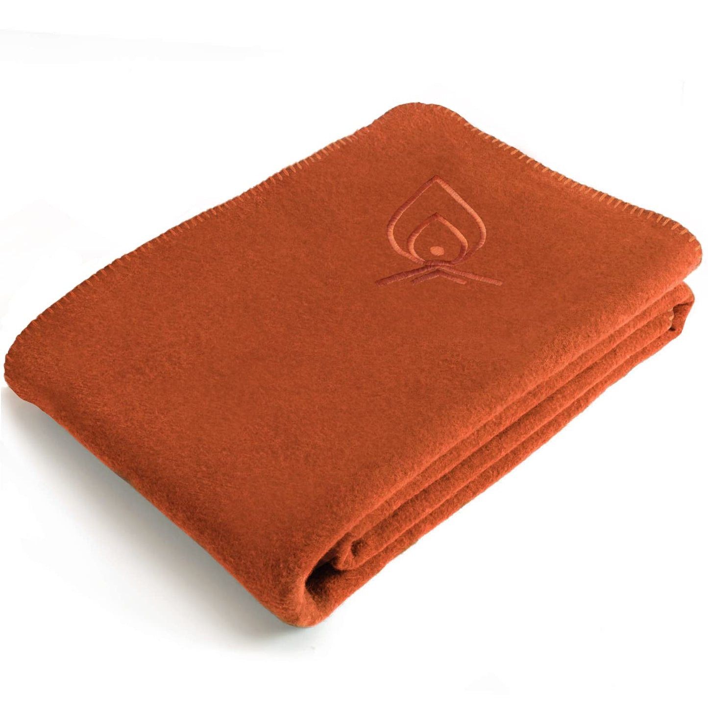 Monarch Expedition High-Content Merino Wool Camp Blanket - Fire & Water Resistant Survival Bedroll (66x90 Inches - Burnt Orange)