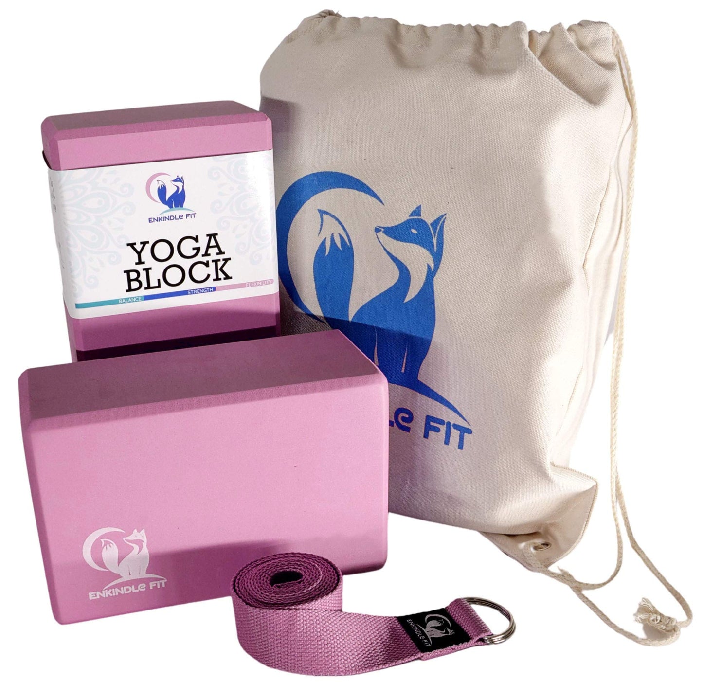 TerraLoom™ Yoga Block & Strap Set