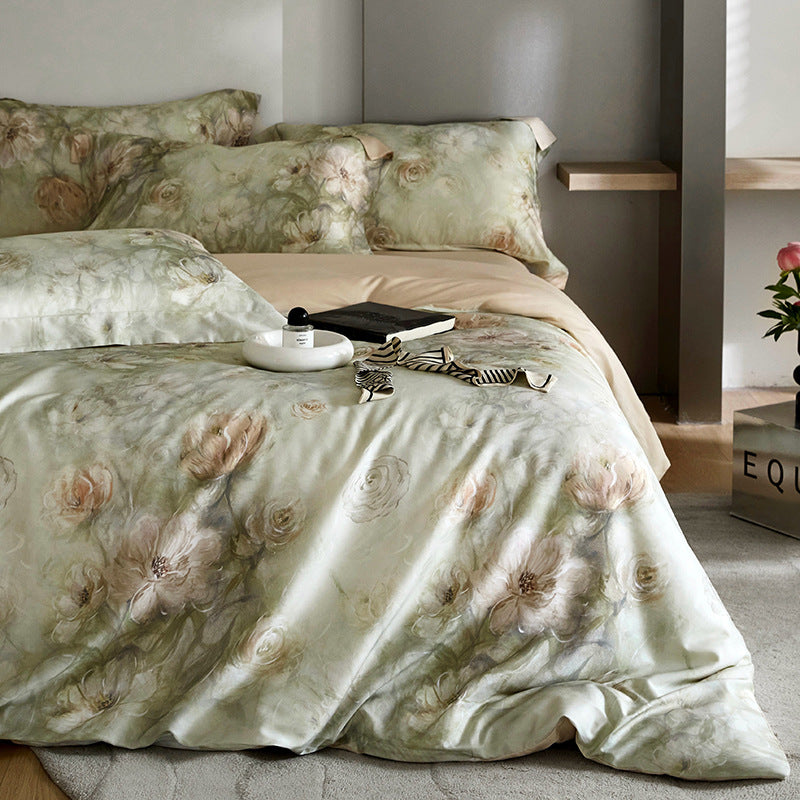 Botanical Bloom: 60S Digital Printed Tencel™ Lyocell Bedding Set