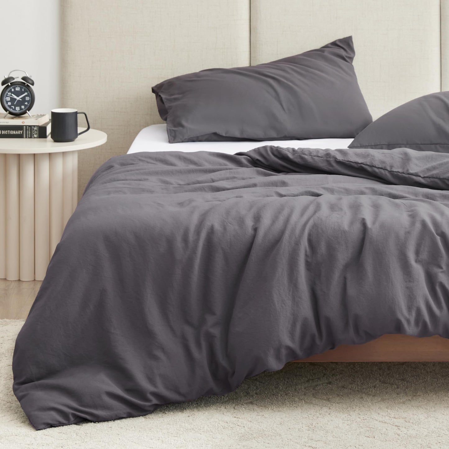 CloudSoft Weighted Blanket Cover – Light Grey