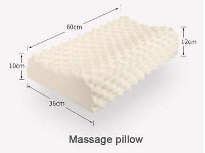 Vera Core High-Density Natural Latex Support Pillow - Adaptive Contouring Orthopedic Cushion (Single Piece)