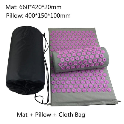 Acupressure Mat & Pillow Set