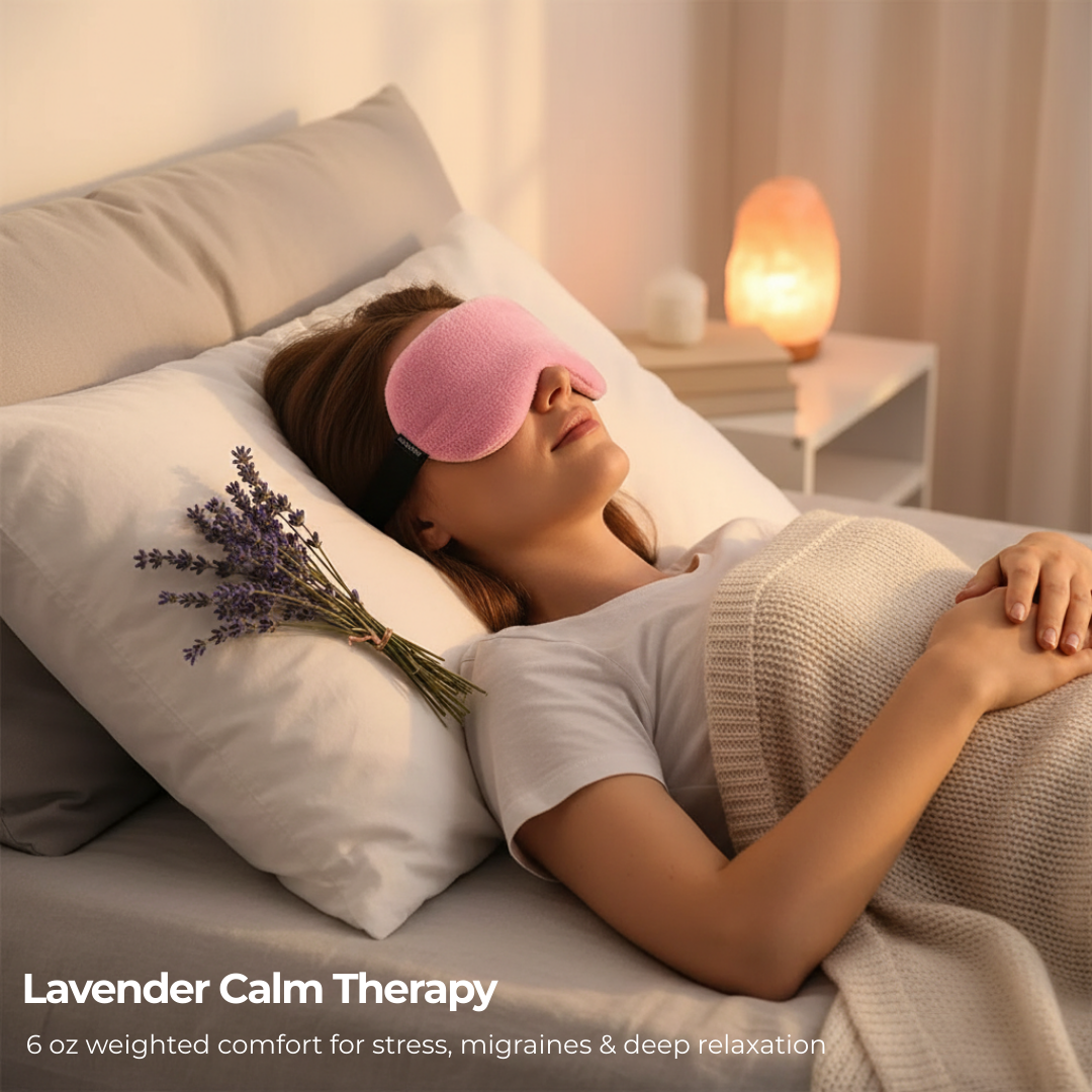 CalmLav™ Lavender Weighted Eye Mask  Hot & Cold Therapy