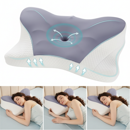 ErgoContour™ Cervical Pillow  Dual Height Memory Foam