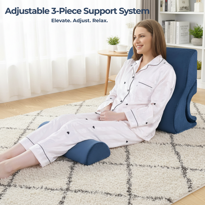 ElevateRest™ 3 Piece Wedge Pillow System