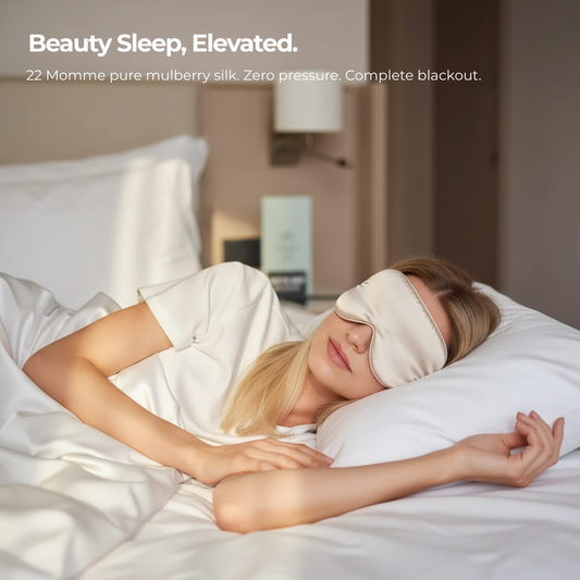 LuxeSilk™ Sleep Mask  22 Momme Mulberry Silk