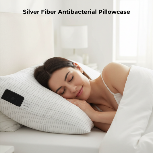 SilverRest™ Pillowcase  Antibacterial Silver Fiber