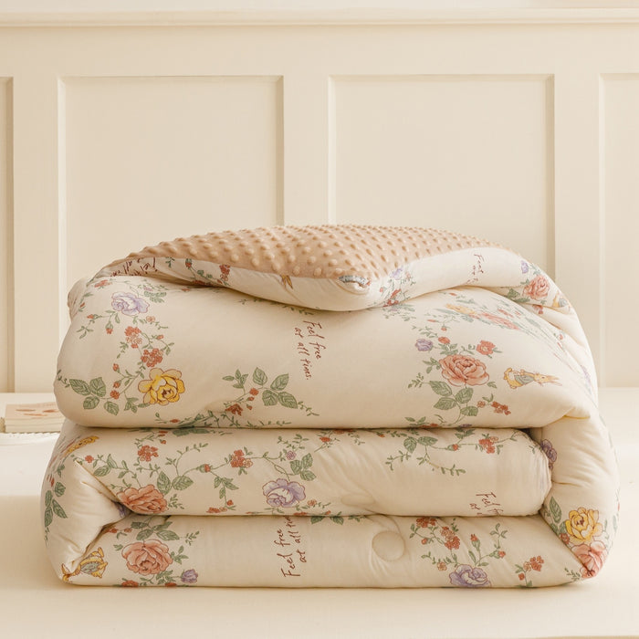 Beanie Velvet Soybean Fiber Duvet | A-Grade Knitted Cotton Quilt