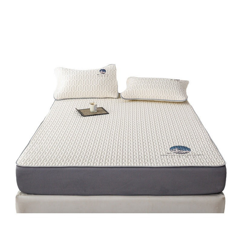 Vera Core Thickened 0.4cm Latex Cooling Bed Sheet Set - 3-Piece Ice Silk Summer Sheet & Pillowcase Collection