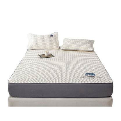 Vera Core Thickened 0.4cm Latex Cooling Bed Sheet Set - 3-Piece Ice Silk Summer Sheet & Pillowcase Collection