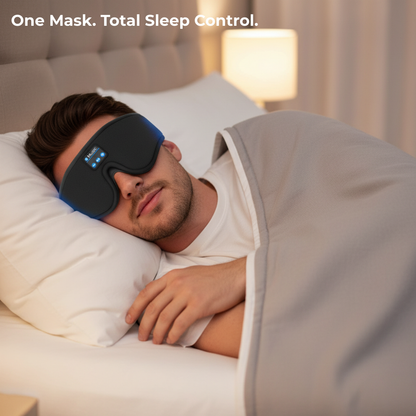 EarAccord™ Bluetooth Sleep Mask  3D Blackout