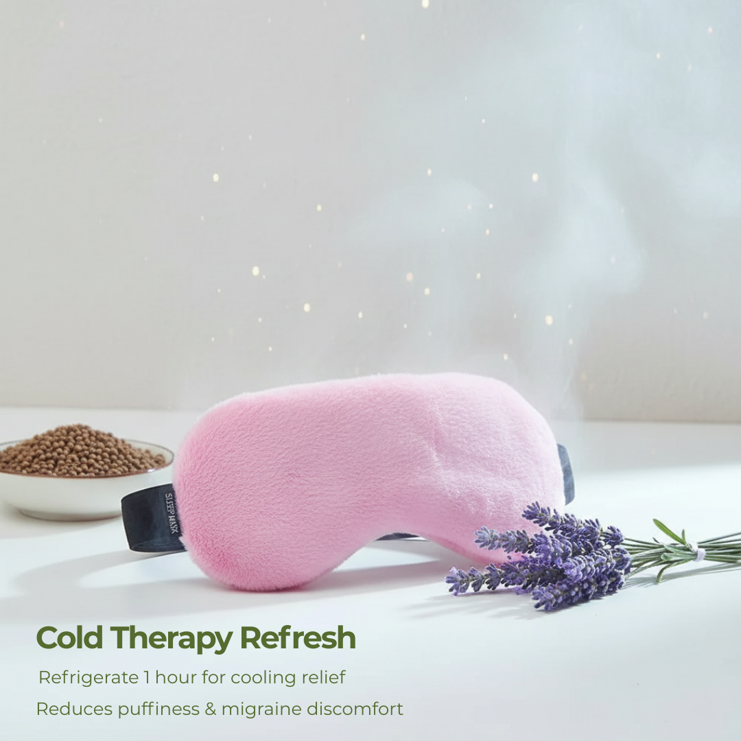 CalmLav™ Lavender Weighted Eye Mask  Hot & Cold Therapy