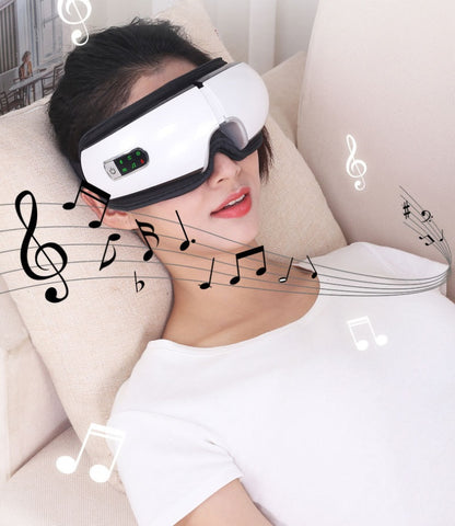 Smart Heated Eye Massager with Air Compression & Vibration