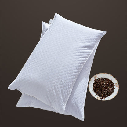 Compact Organic Buckwheat Husk Support Pillow