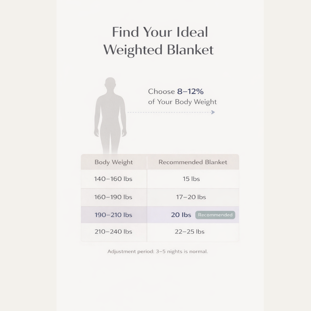 DeepCalm™ Weighted Blanket  20 lb Dual Cover