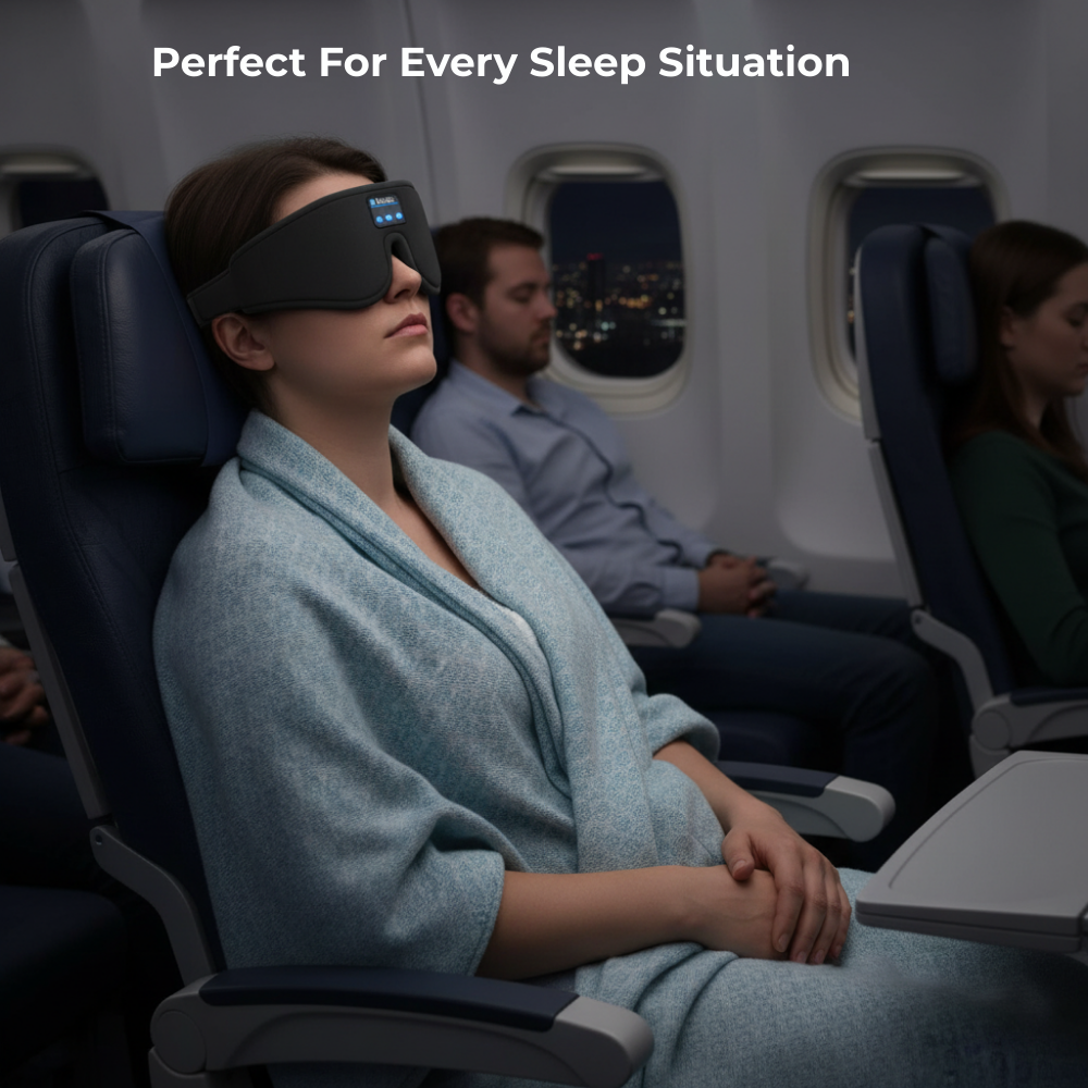 EarAccord™ Bluetooth Sleep Mask  3D Blackout