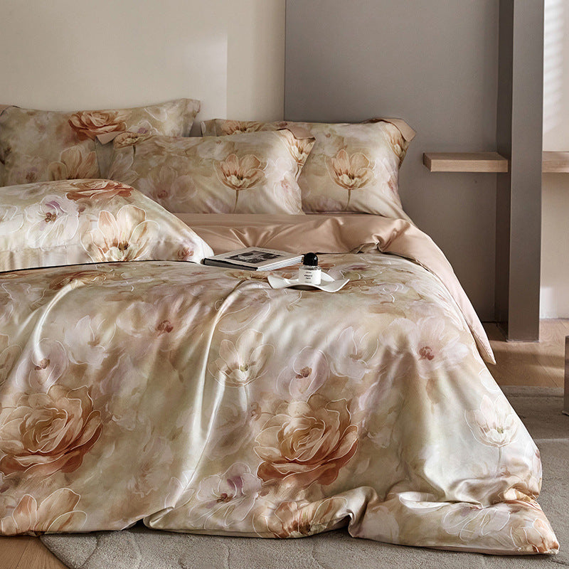 Botanical Bloom: 60S Digital Printed Tencel™ Lyocell Bedding Set