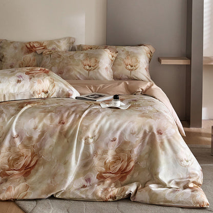 Botanical Bloom: 60S Digital Printed Tencel™ Lyocell Bedding Set