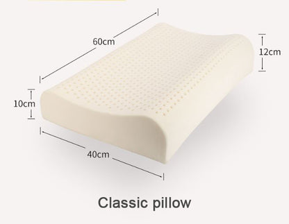 Vera Core High-Density Natural Latex Support Pillow - Adaptive Contouring Orthopedic Cushion (Single Piece)
