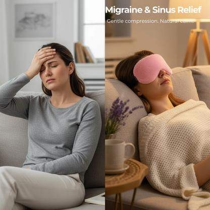 CalmLav™ Lavender Weighted Eye Mask  Hot & Cold Therapy