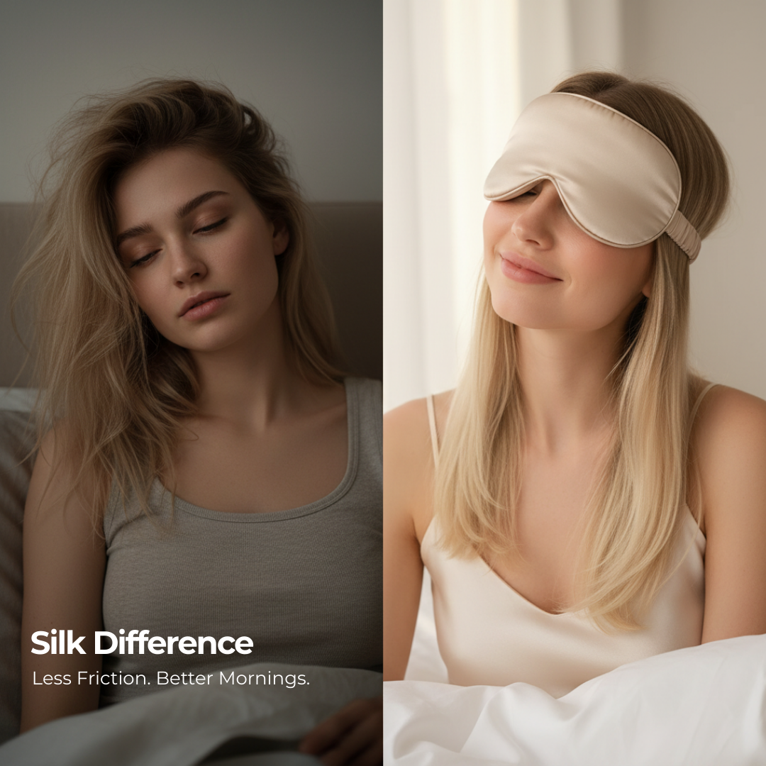 LuxeSilk™ Sleep Mask  22 Momme Mulberry Silk