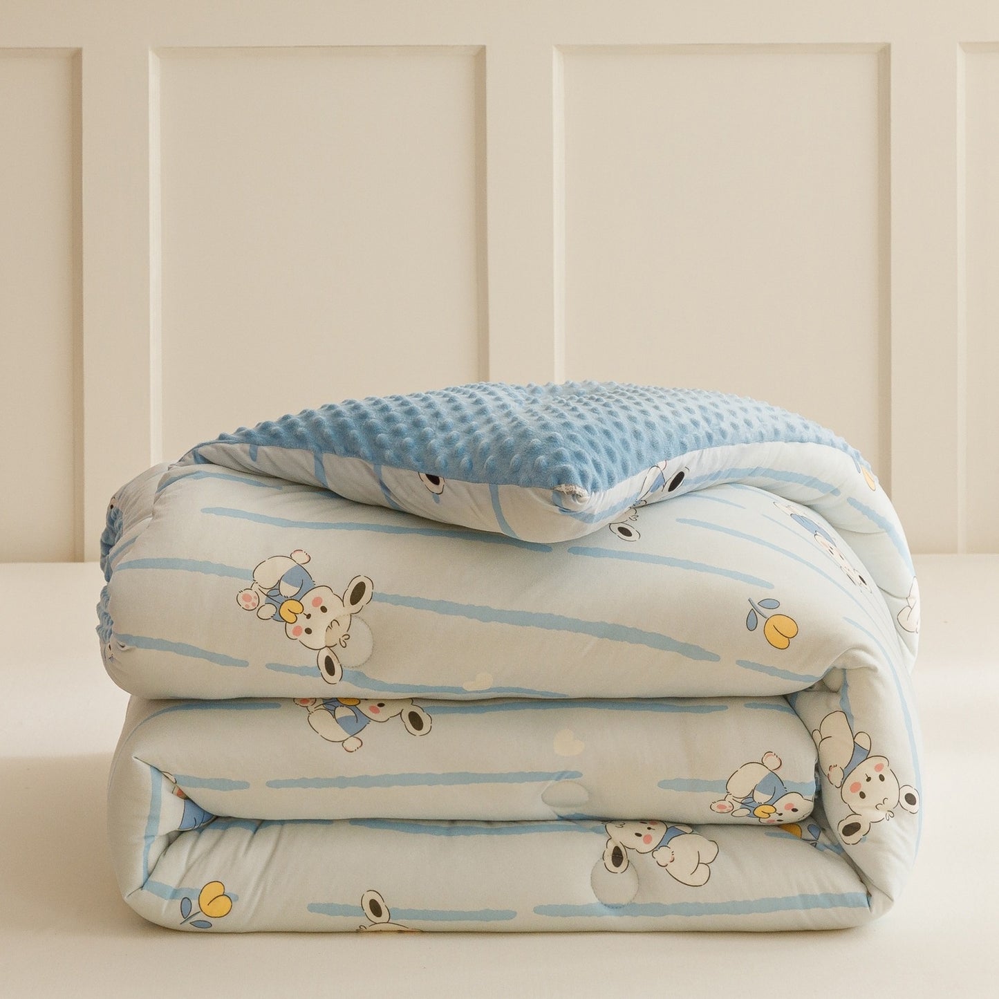 Beanie Velvet Soybean Fiber Duvet | A-Grade Knitted Cotton Quilt