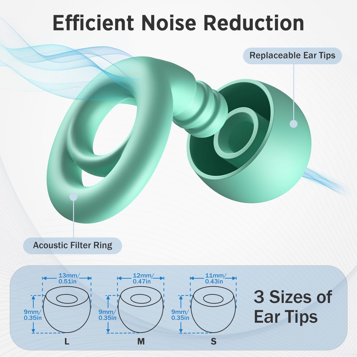 DreamSilence™ Sleep Ear Plugs  28dB Noise Reduction
