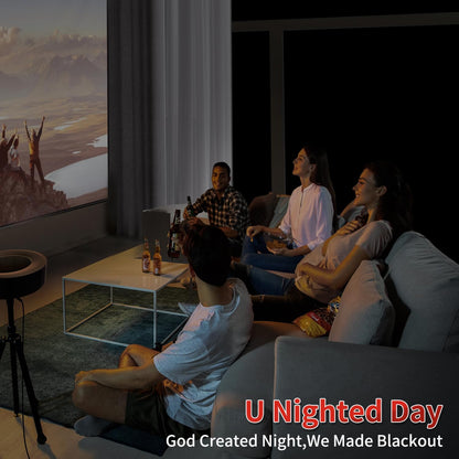 Sleep Blackout Window Film 100% Light Blocking Privacy Tint