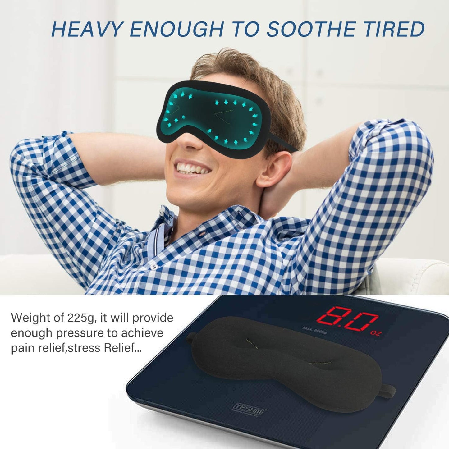 FrostVeil™ Cooling Weighted Sleep Mask
