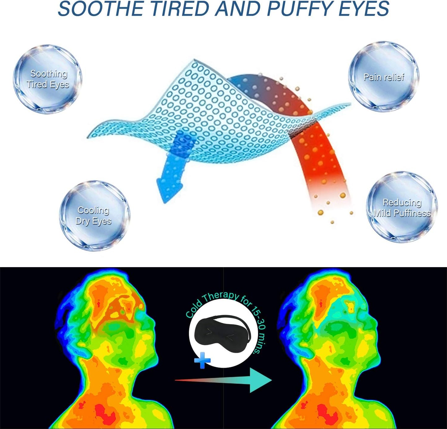 FrostVeil™ Cooling Weighted Sleep Mask