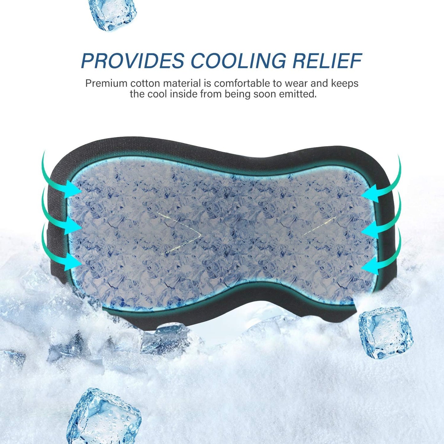 FrostVeil™ Cooling Weighted Sleep Mask