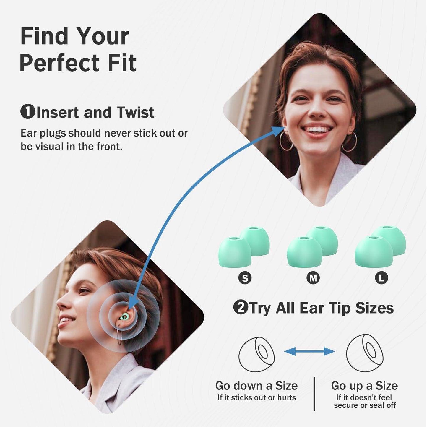 DreamSilence™ Sleep Ear Plugs  28dB Noise Reduction
