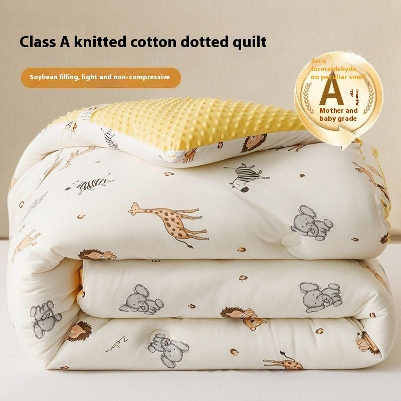 Beanie Velvet Soybean Fiber Duvet | A-Grade Knitted Cotton Quilt