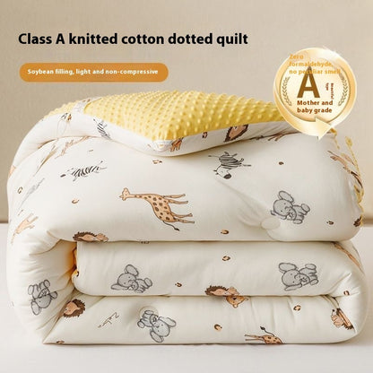 Beanie Velvet Soybean Fiber Duvet | A-Grade Knitted Cotton Quilt