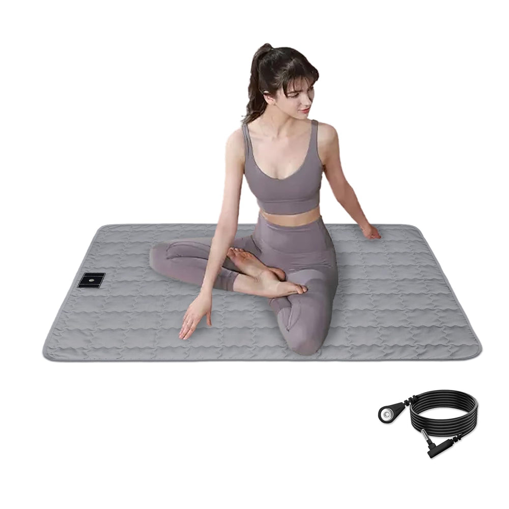 Apex Conductive Silver Fiber Anti-Slip Grounding Sleep Mat (25 x 35in)