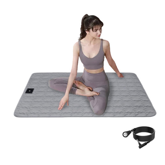 Apex Conductive Silver Fiber Anti-Slip Grounding Sleep Mat (25 x 35in)