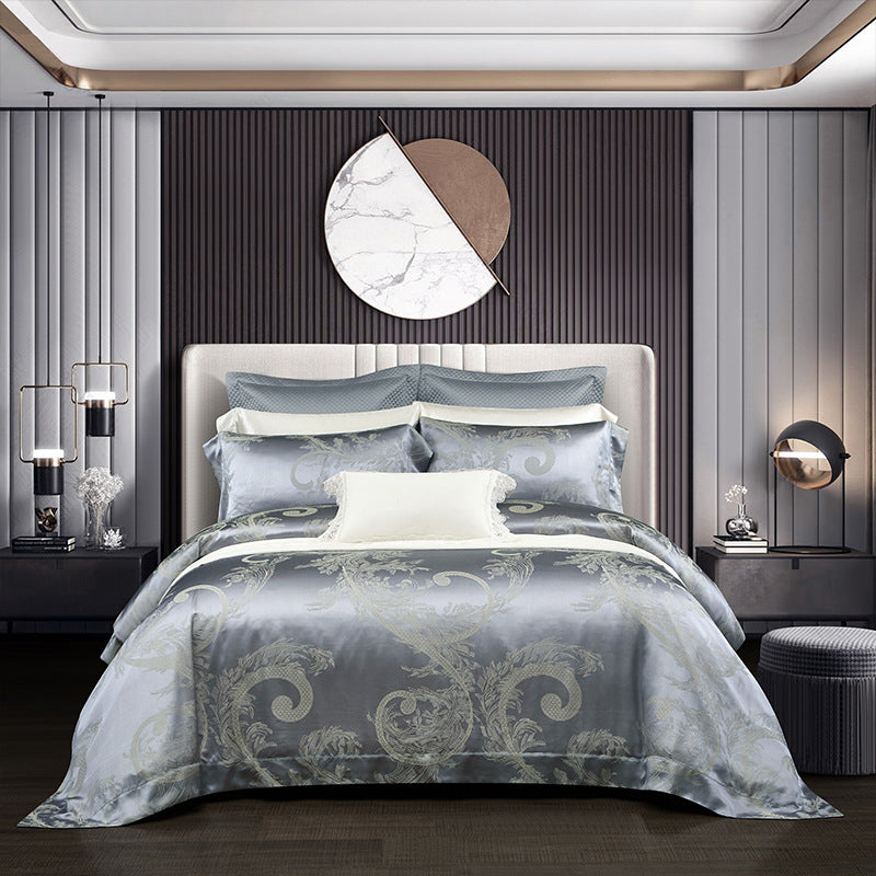 LuxeSilk™ Signature Mulberry Silk & Tencel Jacquard Bedding Set