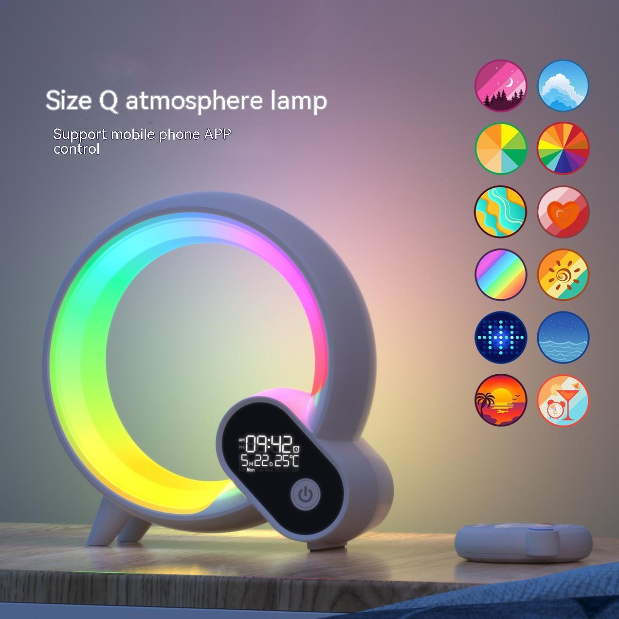 Smart Sunrise Alarm Clock with White Noise, Bluetooth Speaker & RGB Sleep Light