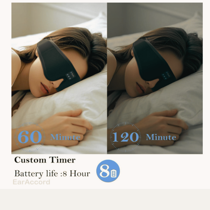 EarAccord™ Bluetooth Sleep Mask  3D Blackout