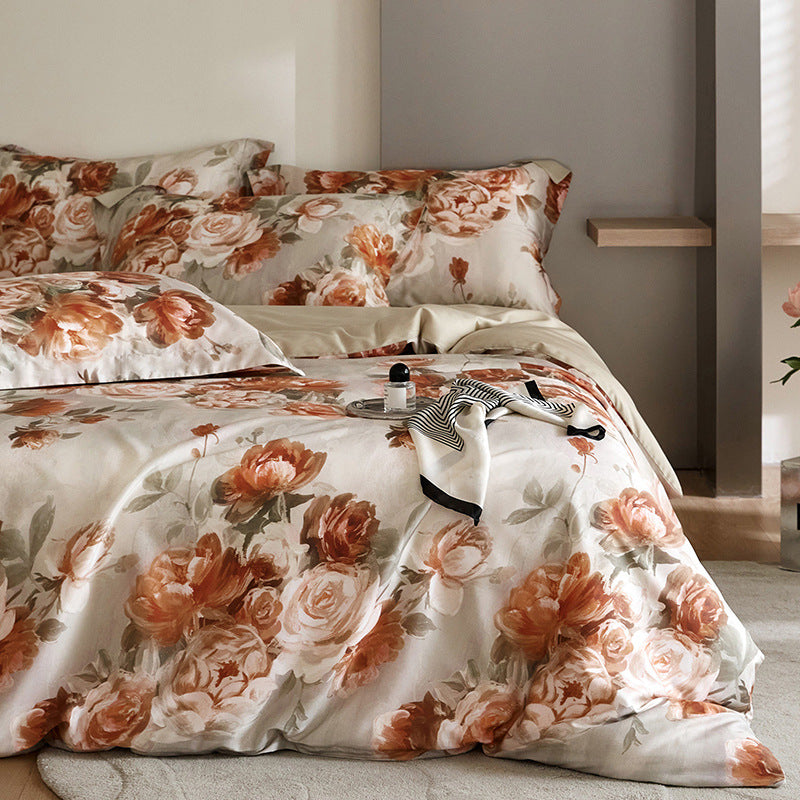 Botanical Bloom: 60S Digital Printed Tencel™ Lyocell Bedding Set