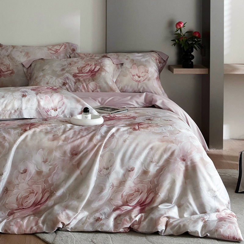 Botanical Bloom: 60S Digital Printed Tencel™ Lyocell Bedding Set