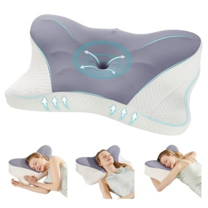 ErgoContour™ Cervical Pillow  Dual Height Memory Foam