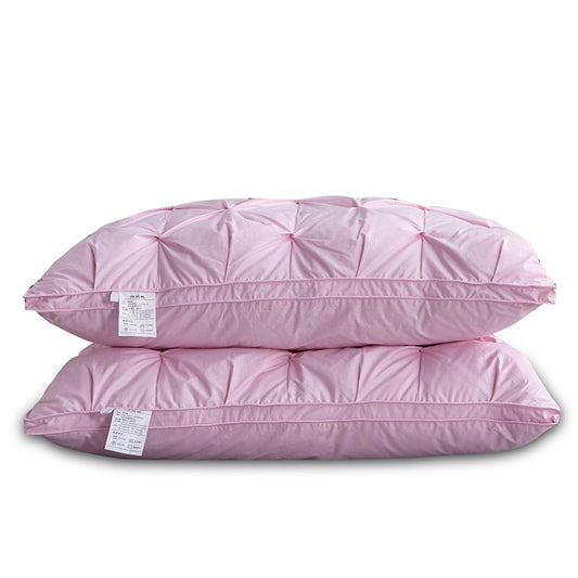 Apex Elite 95% Pure White Goose Down Pillow - 950g High-Density Cushioning (Single Piece - 48x74cm)