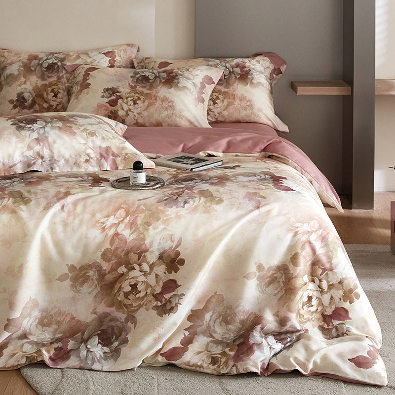 Botanical Bloom: 60S Digital Printed Tencel™ Lyocell Bedding Set